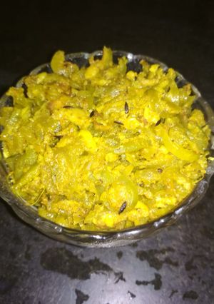 চিচিঙ্গা ভাজা (chichinga bhaja recipe in Bengali) রেসিপির প্রধান ছবি