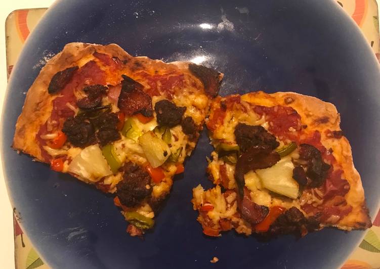 Step-by-Step Guide to Make Any-night-of-the-week Pizza (yeast free)