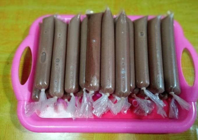 Ternyata begini lho! Bagaimana cara membuat Puding sedot (pudot) coklat lembut, anget juga enak yang menggugah selera
