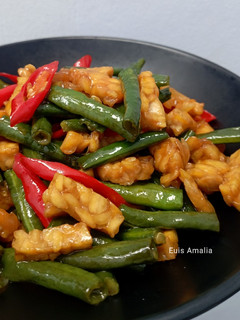 Foto resep Tumis Tempe Kacang Panjang