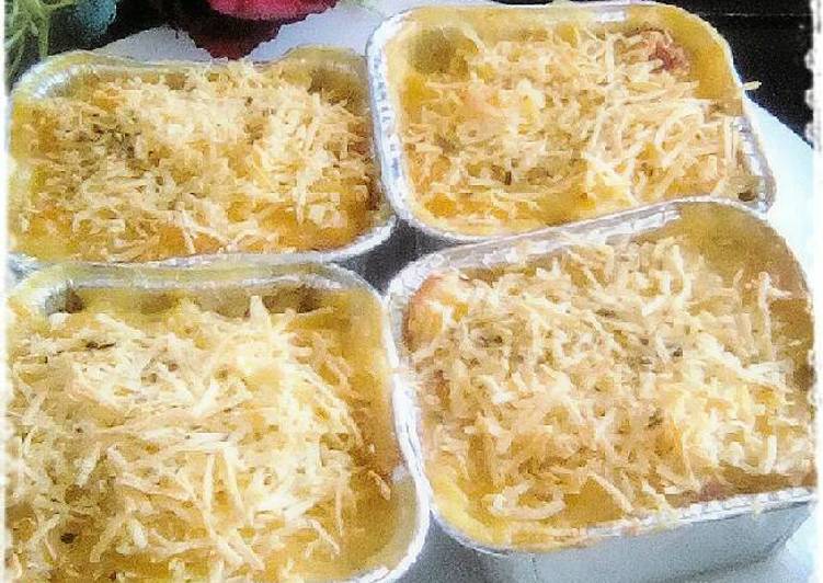 Bagaimana Menyiapkan Macaroni schotel panggang super cheese tapi irit dan hemat Anti Gagal