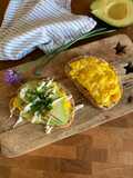 ☆Tartines d’Œufs Brouillés aux Avocats☆