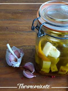 Una foto de Queso en conserva con Thermomix