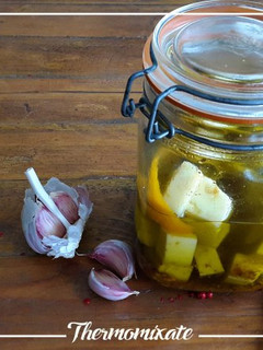 Una foto de Queso en conserva con Thermomix