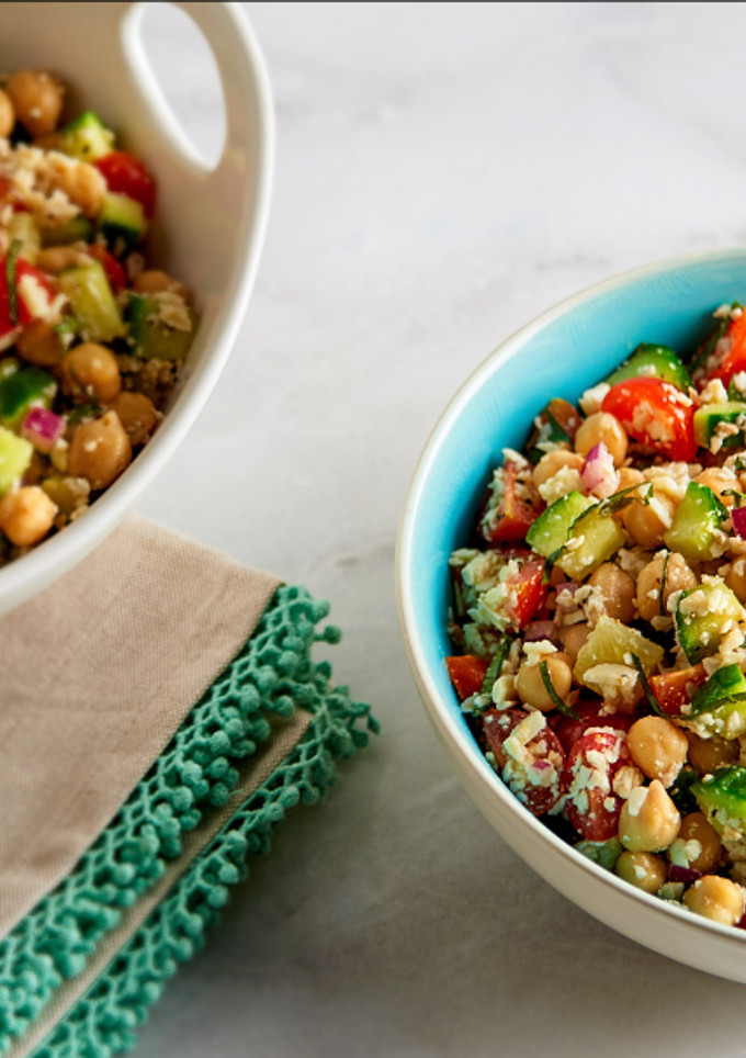 Una foto de Ensalada de Garbanzos a la Vinagreta