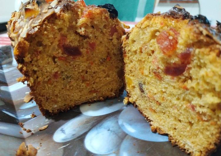 Bagaimana Membuat English Fruit Cake With Rhum and Gojiberry, Menggugah Selera