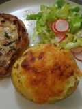Lombo com batata recheada