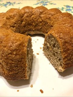 Una foto de Budín de manzana sin azúcar