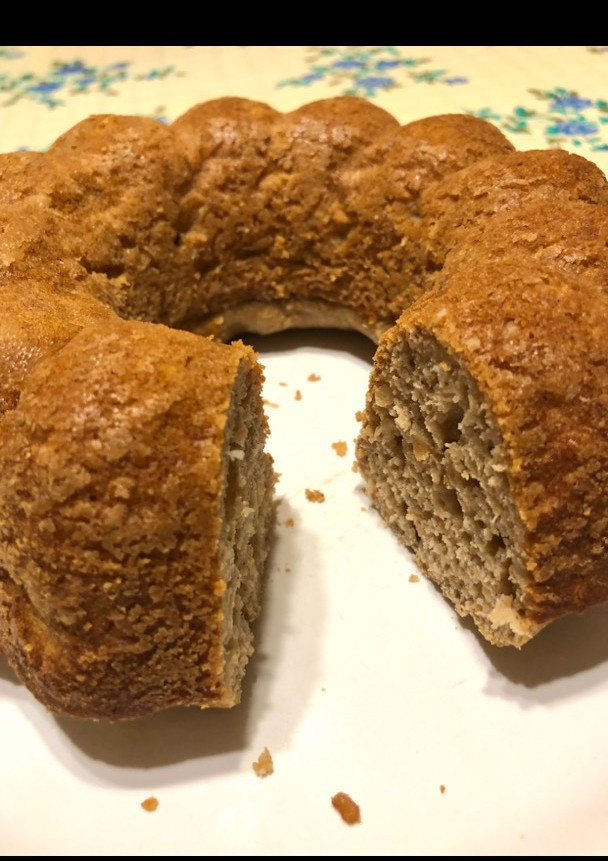 Una foto de Budín de manzana sin azúcar