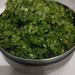 Green garlic chutney A picture of Green garlic chutney.