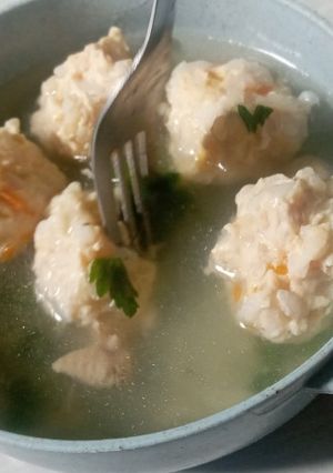 Foto resep Bakso Udang Ayam Nasi