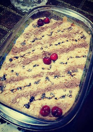 صورة لوصفة كيكة النسكافيه الباردة