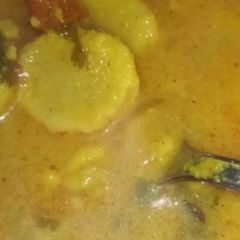 A picture of Besan Gatte ki sabji.