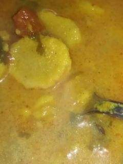 A picture of Besan Gatte ki sabji.