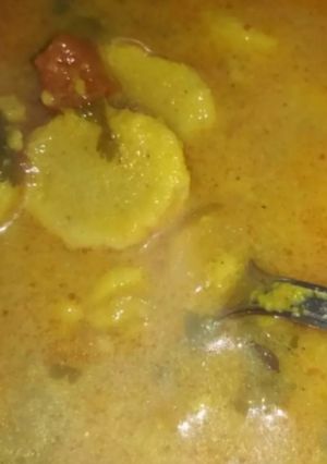 A picture of Besan Gatte ki sabji.