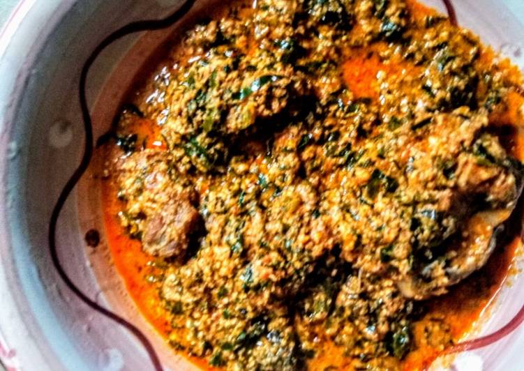 Recipe of Any-night-of-the-week Egusi vegetable soup