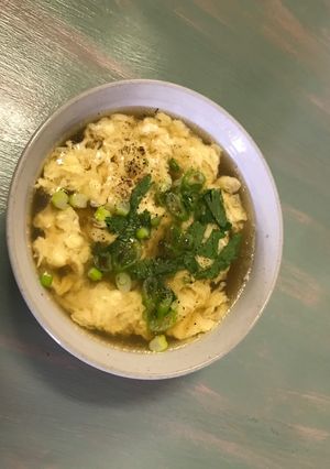 A picture of Egg Flower Soup.