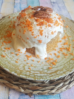 Una foto de Mug cake tarta de zanahoria