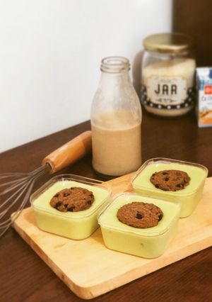 Foto resep Avocado Latte Pudding