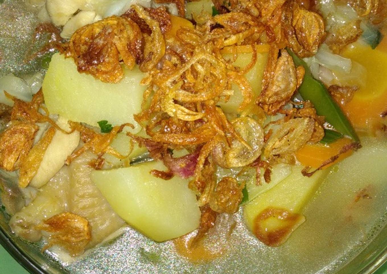 Sop ayam simple