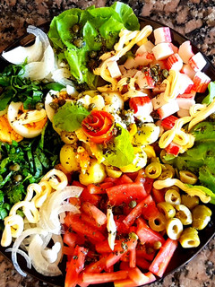 Una foto de Ensalada con kanikama