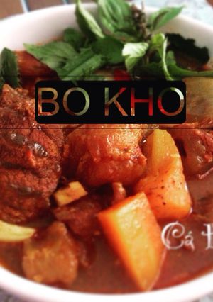 Hình của món Bò kho nhạc cổ điển.