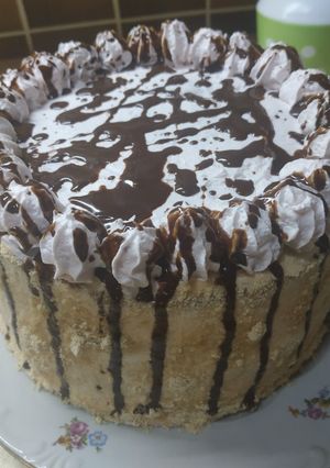 Epres tejszínes torta🎂 recept fotója