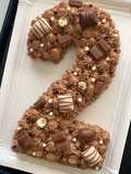 NUMBER CAKE NUTELLA & KINDER 🍫