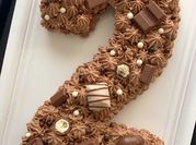 Une photo de number cake mascarpone
