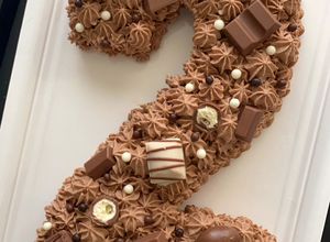 Une photo de NUMBER CAKE NUTELLA & KINDER 🍫