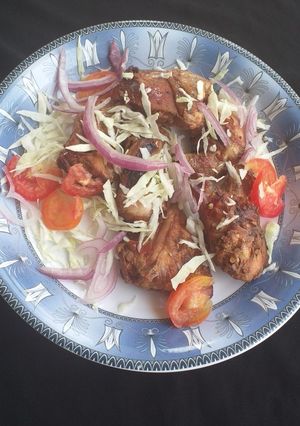 A picture of Sweet and spice grilled chicken.