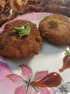 A picture of Cutlets 🧆🧆🧆.