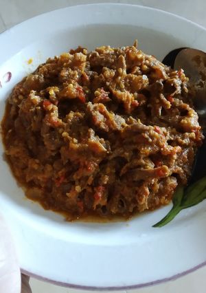 Foto resep Daging Sambal Bajak (Tanpa santan, tanpa minyak)
