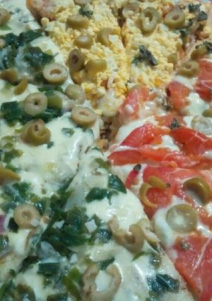 Una foto de Variedad de pizzas