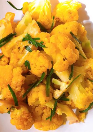 Hình của món 🌱 Bông Cải Cam Xào Tỏi (Vegan).