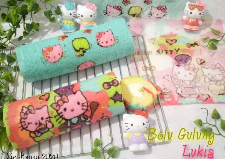 Resep Bolu Gulung Lukis yang Enak