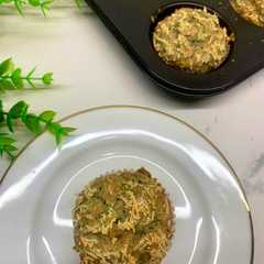 รูปของ Muffin Bayam Keju(Savory Muffin No Mixer Praktis)