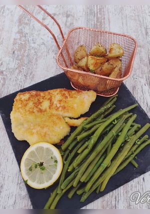 Une photo de Escalope de poulet à la milanaise