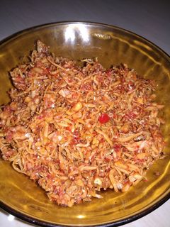 Foto resep Kering teri tempe balado