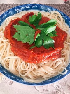 صورة لوصفة الباستا الايطالية 😋😋