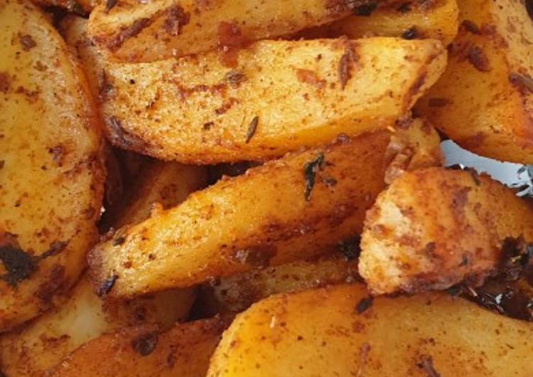 Patatas asadas en el sartén 🍳