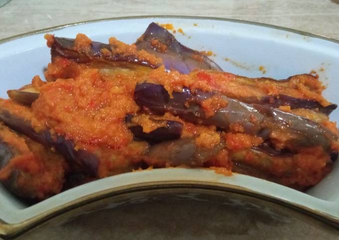 Resep Terong balado gak pedes utk batita (W#28) Resep Terong balado gak pedes utk batita (W#28)
