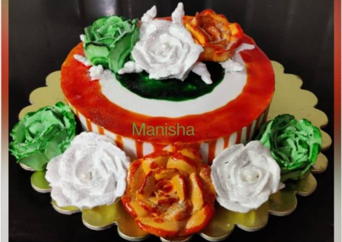 Shop for Fresh Independence Day Special Tri Color Cake online - Chidambaram