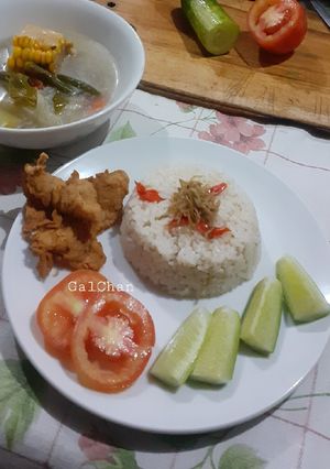 Foto resep Nasi Liwet (Rice Cooker)