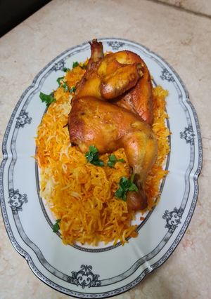 صورة لوصفة مندي الدجاج