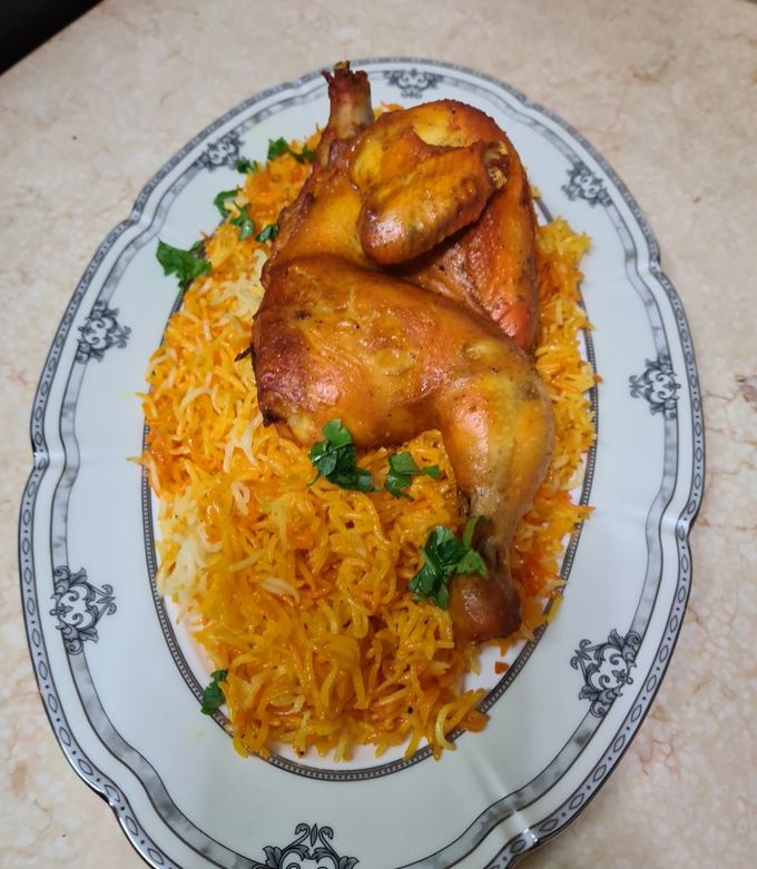 صورة لوصفة مندي الدجاج