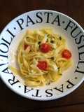 Fettuccine con jitomatitos ©