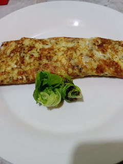Una foto de Omelette creativo