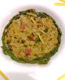 Risotto con asparagi selvatici