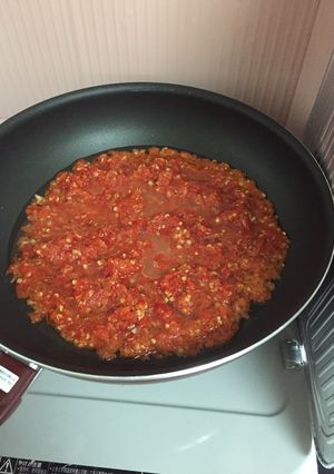Foto resep Bumbu dasar merah (balado)